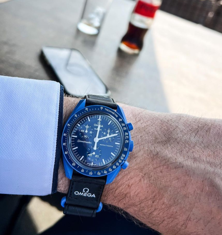 Swatch x Omega Bioceramic Moonswatch Mission to Neptune