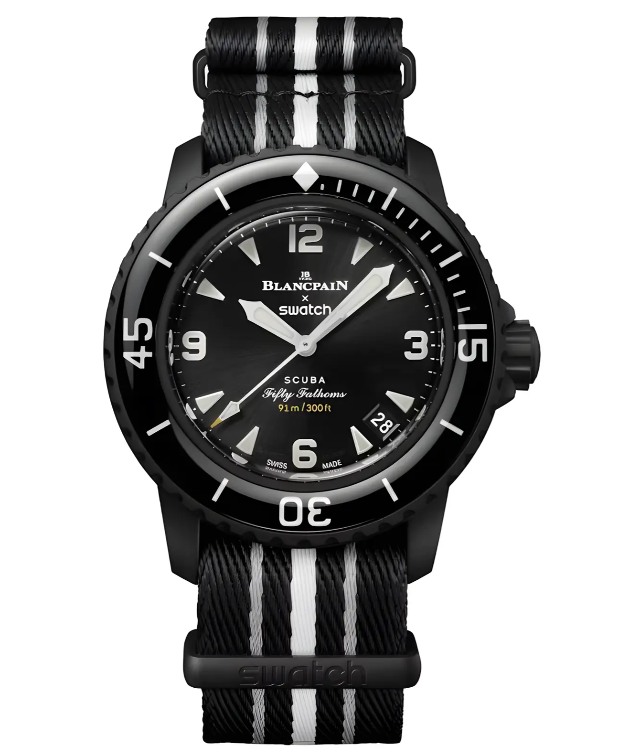 Blancpain x Swatch OCEAN OF STORMSスウォッチ 美品 Blancpain x Blancpain x Swatch OCEAN OF STORMSスウォッチ 美品 Blancpain x