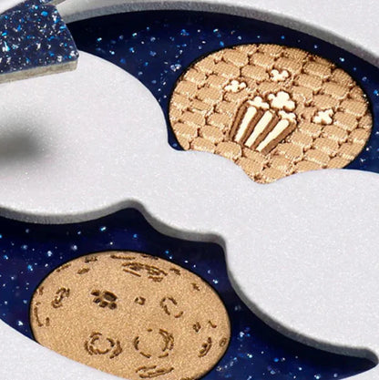 Swatch x Omega Bioceramic Moonswatch Mission To Earthphase Moonshine Snoopy Gold (Corn Moon) - SO33N702L