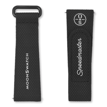 CORREA MOONSWATCH BLACK/BLACK RUBBER