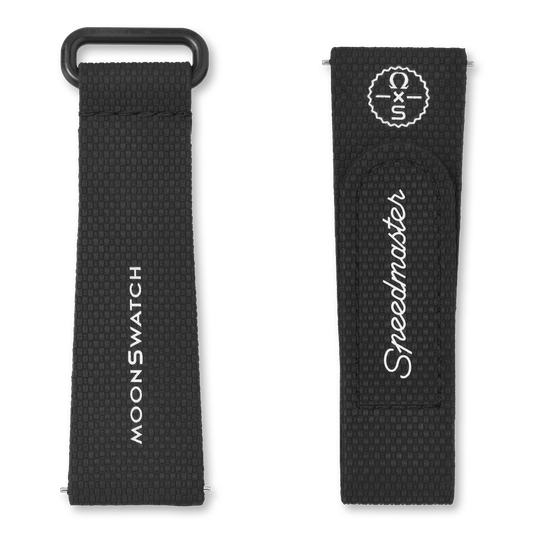 CORREA MOONSWATCH BLACK/BLACK RUBBER