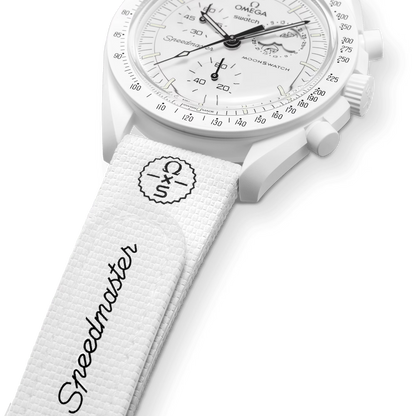 CORREA MOONSWATCH WHITE/WHITE RUBBER