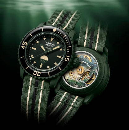 Swatch X Blancpain Fifty Fathoms "Green Abyss"