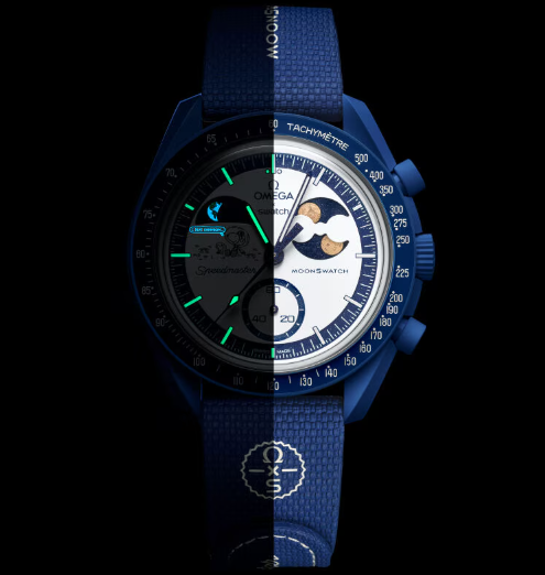 Swatch x Omega Bioceramic Moonswatch Mission to Earthphase - Moonshine Gold - SO33N701L