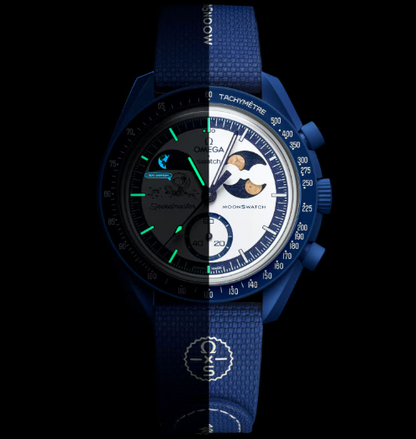 Swatch x Omega Bioceramic Moonswatch Mission to Earthphase - Moonshine Gold - SO33N701L