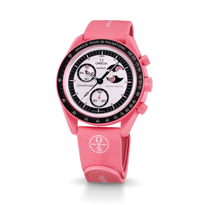 CORREA MOONSWATCH PINK/PINK RUBBER